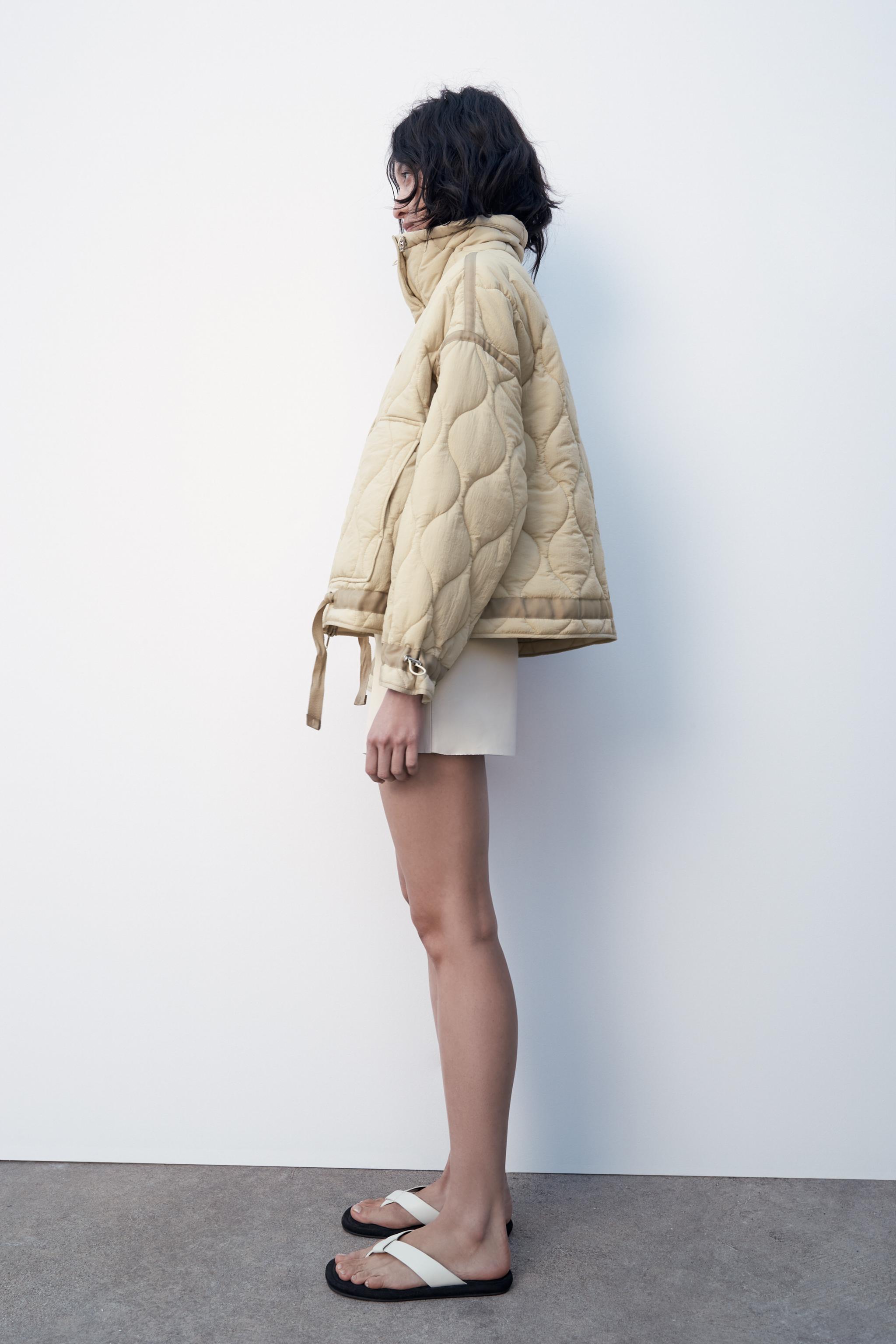 TIED QUILTED JACKET ZW COLLECTION