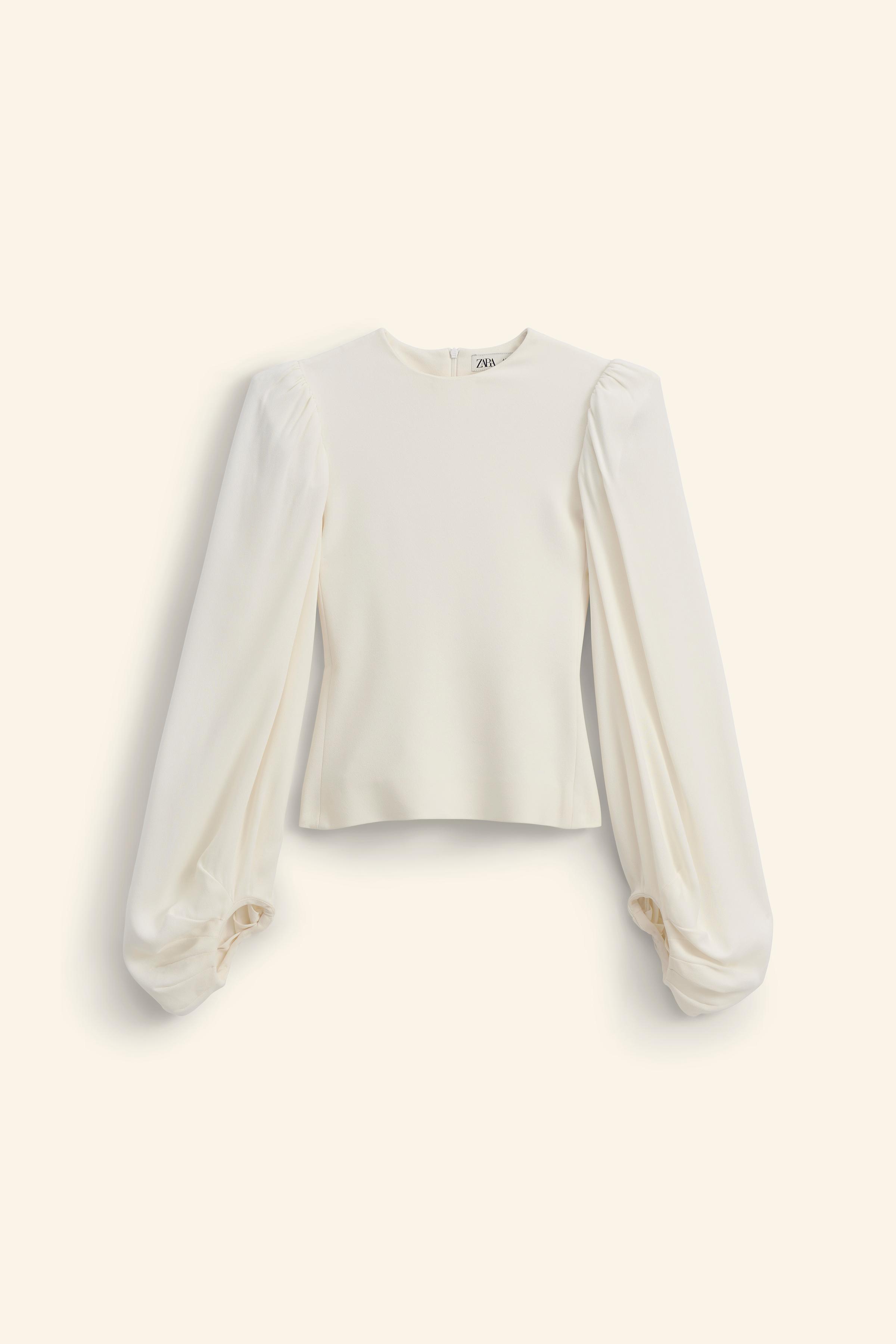 LIMITED EDITION コンビネーショントップス - オフホワイト | ZARA 