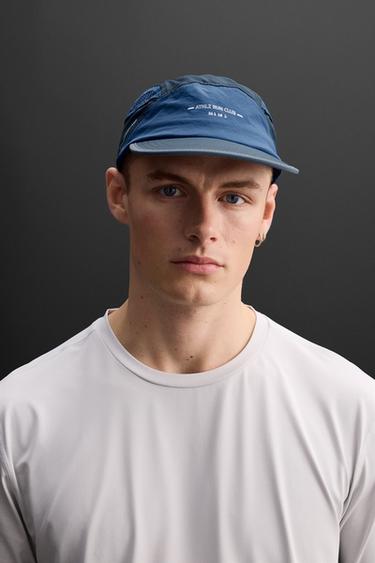 COLOUR-BLOCK RUNNING CAP - Blue by Zara - Image 0