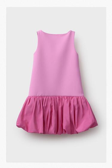 BALLOON SKIRT DRESS - Pink by Zara