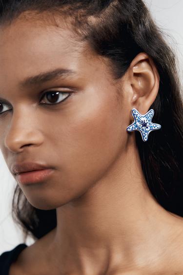Zara MARINE EARRINGS PACK - Multicolored