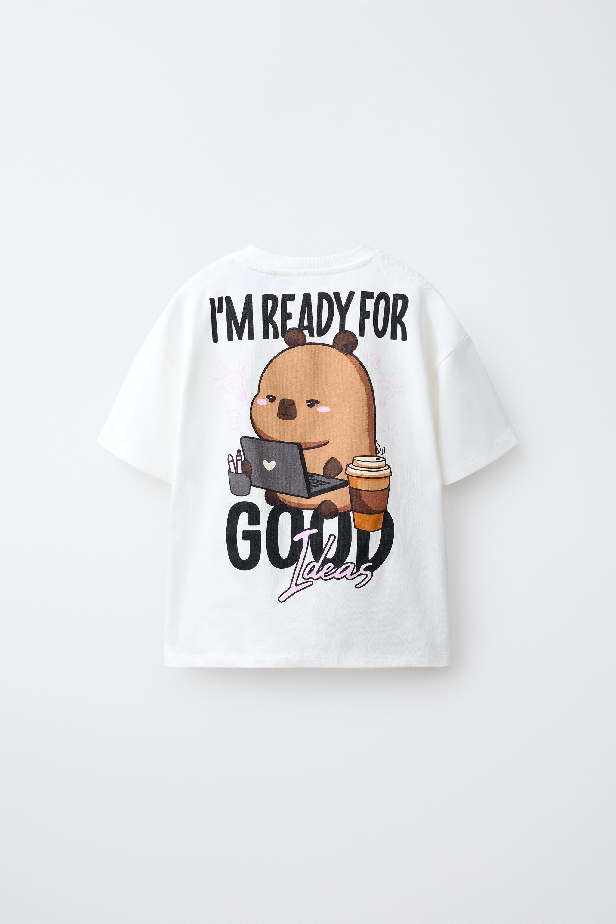 T-SHIRT IMPRIMÉ CAPYBARA CAPYFUN