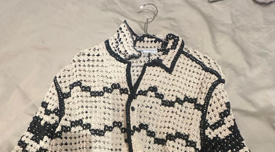 ΠΟΥΚΑΜΙΣΟ CROCHET ΜΕ ΑΝΤΙΘΕΣΗ - Image 3