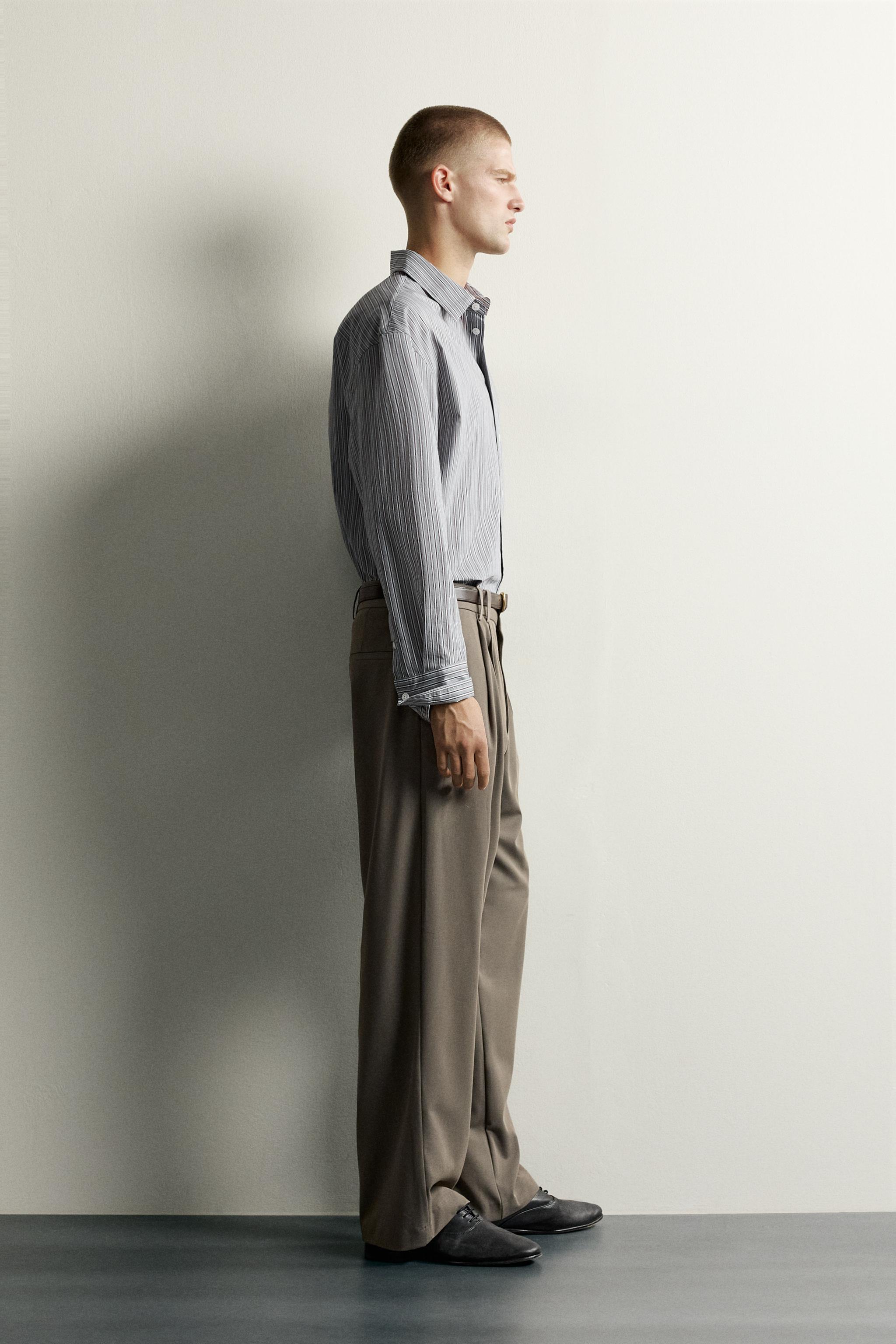 RELAXED FIT STRIPED SHIRT