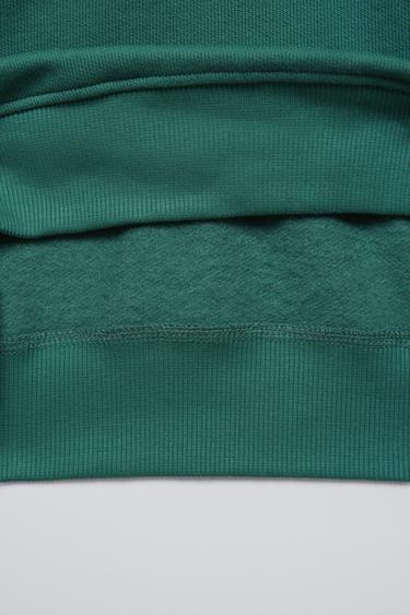 ENSEMBLE SWEAT ET PANTALON AVEC ÉTIQUETTE - Vert de Zara - Image 4