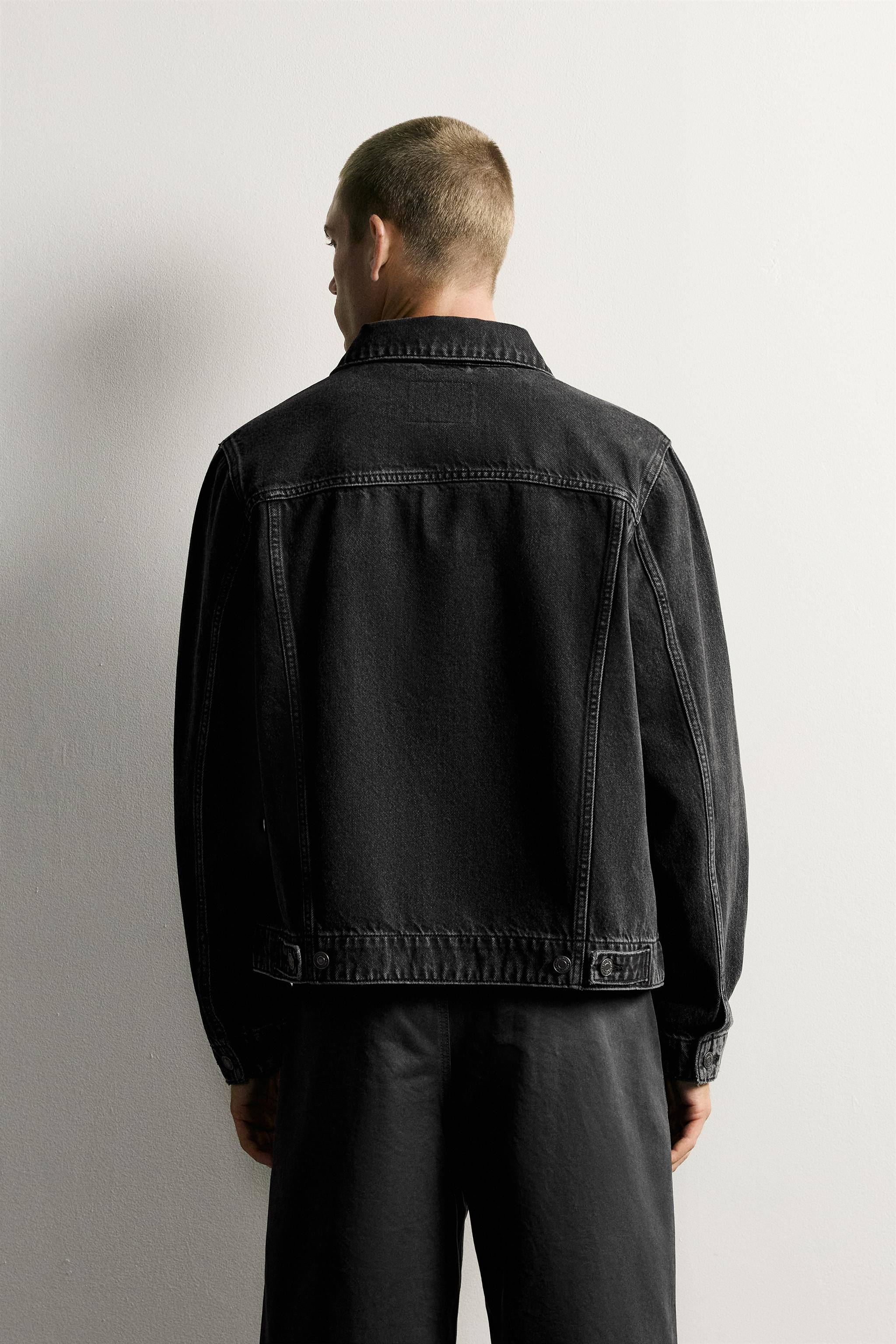ベーシックデニムジャケット - ブラック | ZARA Japan / 日本