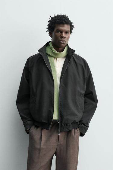 БОМБЕР СВОБОДНОГО КРОЯ — ЧЕРНЫЙ от Zara