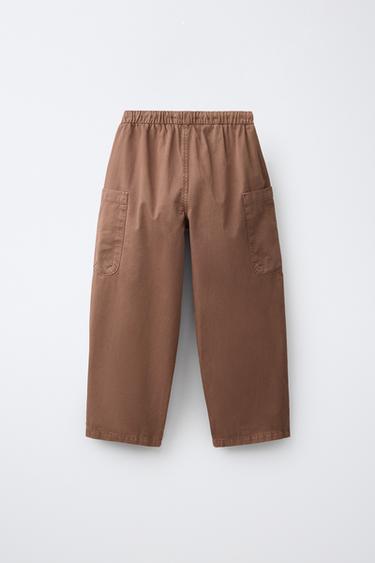 PUKAS SURF CARGO TROUSERS - Brick by Zara - Image 1