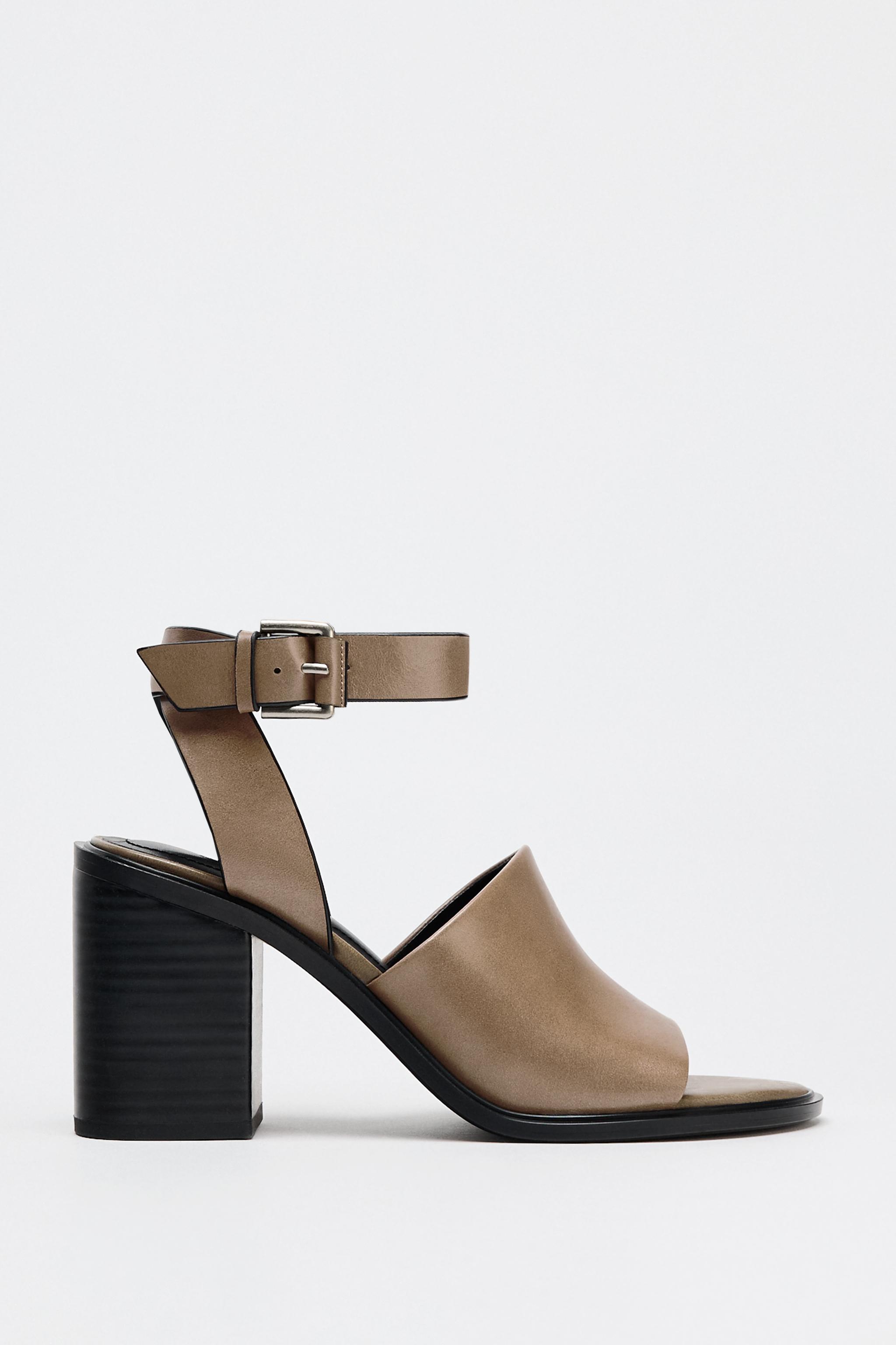 ブロックヒールサンダル - レディース | ZARA 日本 ブロックヒールサンダル - レディース | ZARA 日本