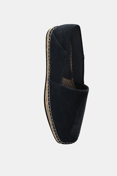 LEATHER ESPADRILLES - Blue by Zara - Image 0