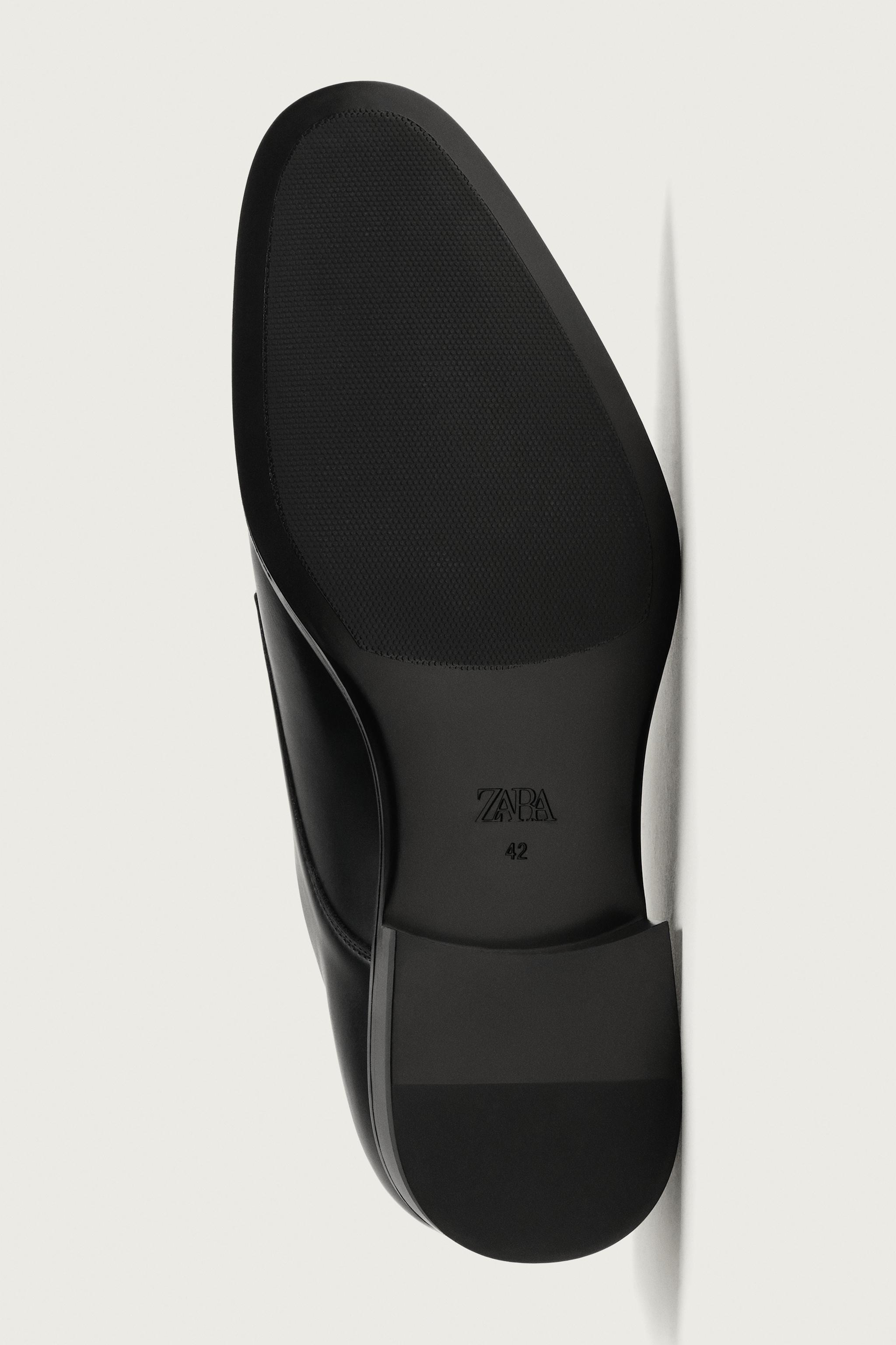 Обувь Zara DOUBLE BUCKLE DRESS SHOES — фото 4