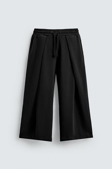 LIMITED EDITION PLEATED JOGGER TROUSERS - Black by Zara