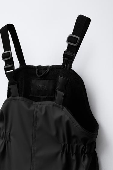 RUBBERISED WATER RESISTANT JUMPSUIT - Black by Zara - Image 2