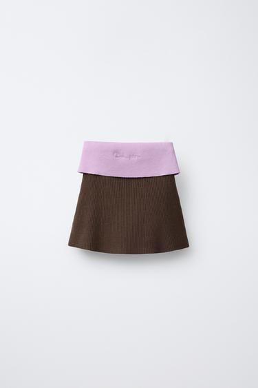 CHAMPION ® X ZARA KNITTED SKIRT - Chocolate brown by Zara - Image 1
