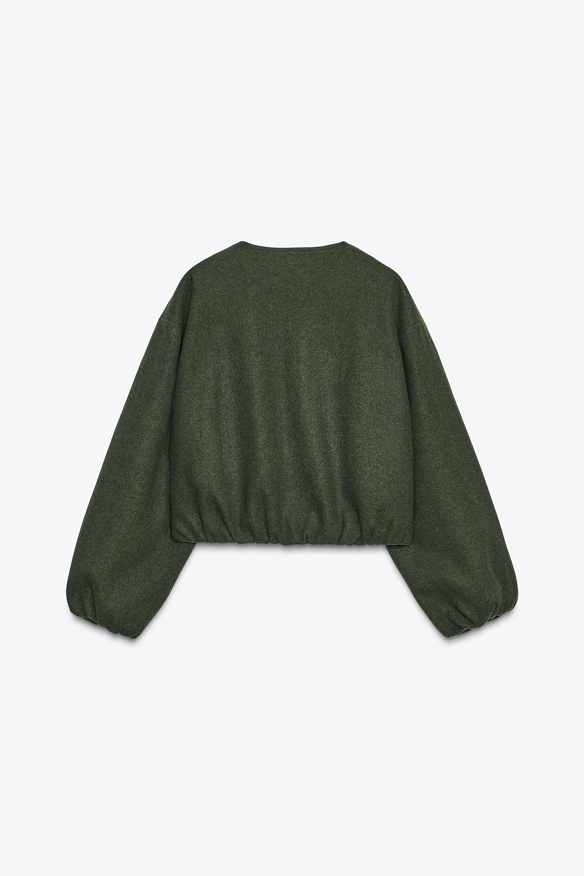 SOFT BOMBER JACKET WITH ELASTIC TRIMS - Mink | ZARA Australia