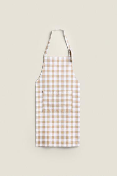 DYED THREAD APRON - Beige by Zara - Image 0