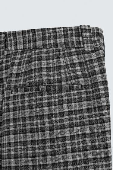PANTALON DE COSTUME À CARREAUX HARRY LAMBERT FOR ZARA X DISNEY - Gris de Zara - Image 8