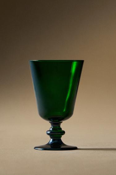 SHORT CHRISTMAS GLASS — Green 1