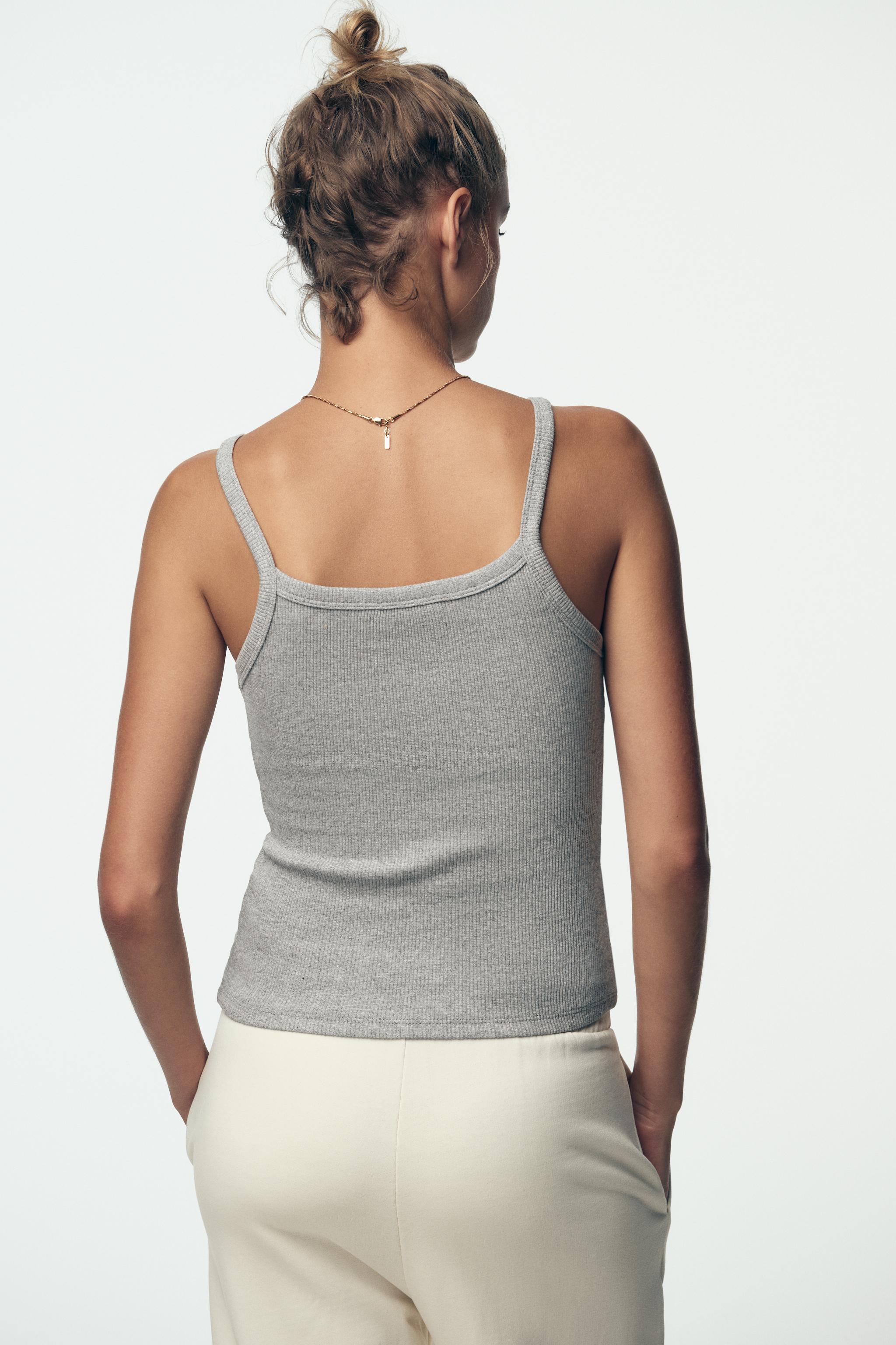 HALTER RIB TOP