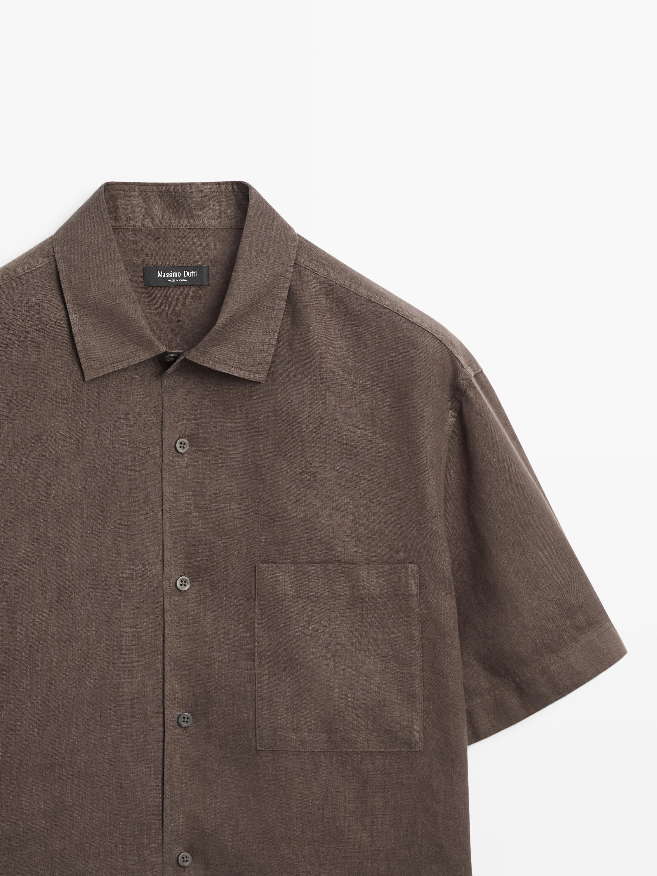 Chemise regular fit à manches courtes