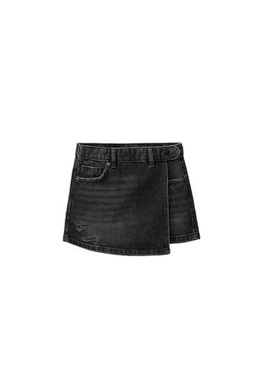 DENIM BERMUDA SKIRT