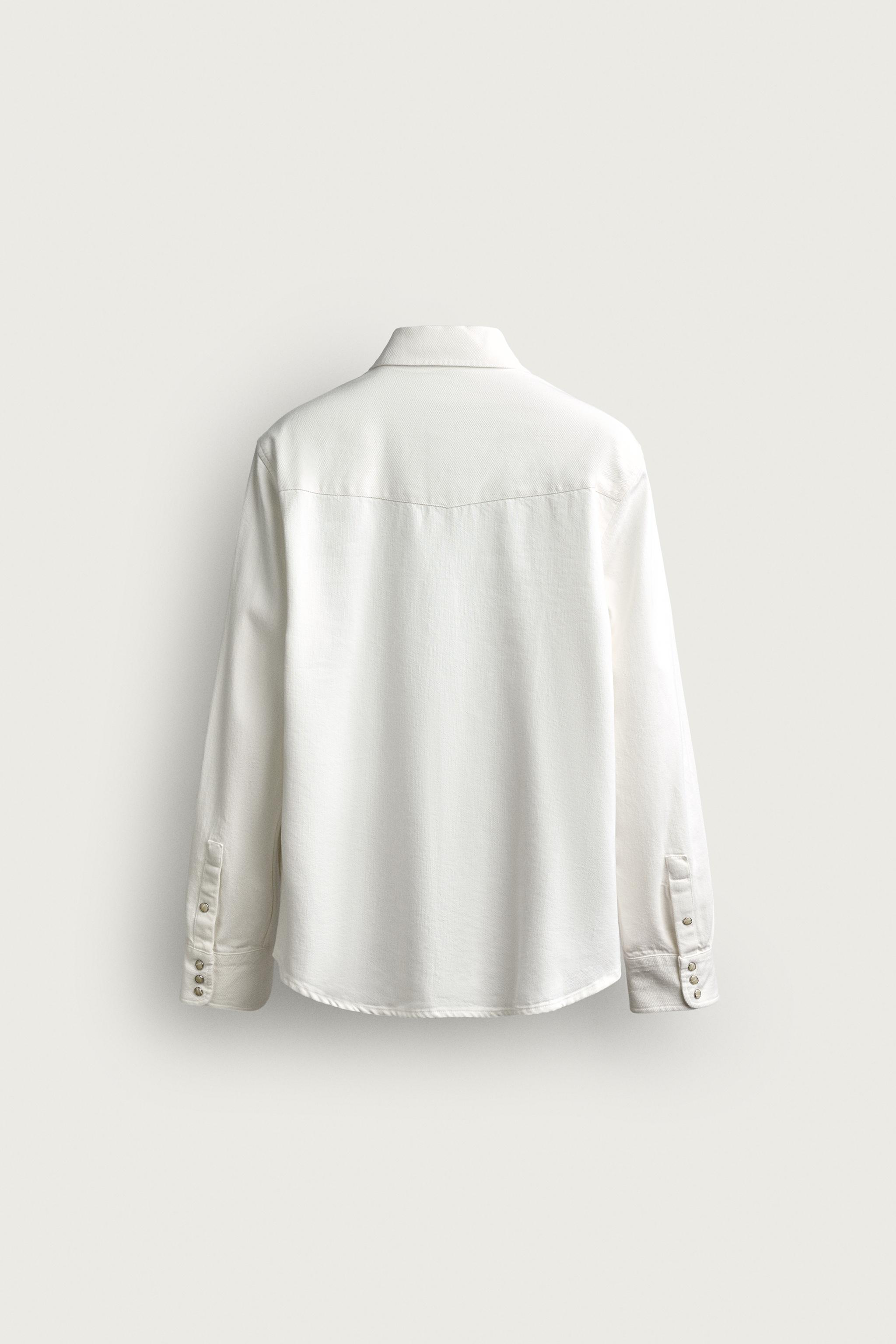 COTTON-LYOCELL REGULAR FIT WESTERN SHIRT