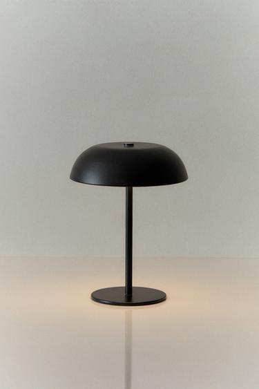 Zara MONOCHROME CORDLESS TABLE LAMP - Black