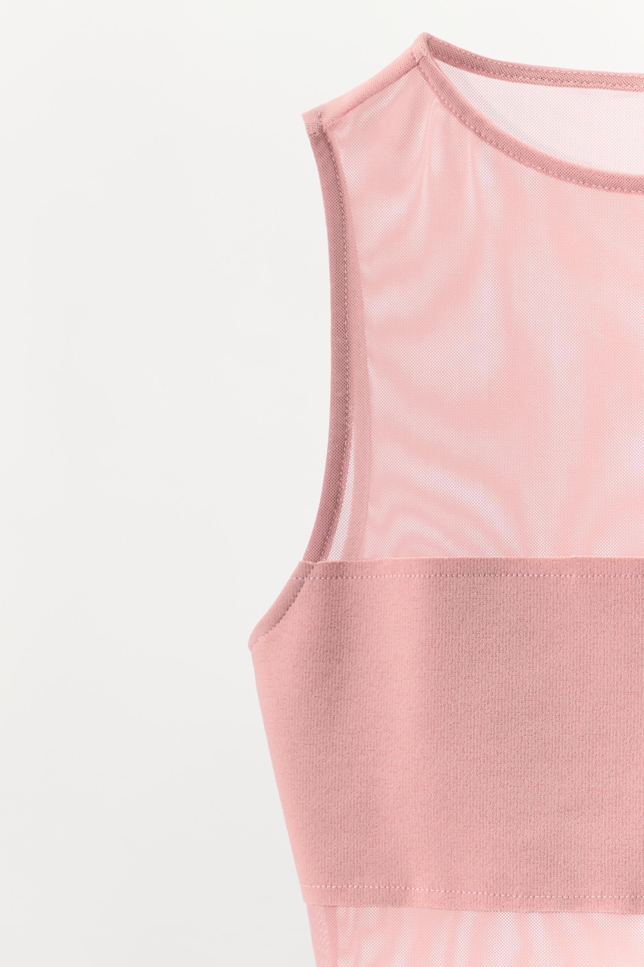 COMBINATION TULLE BODYSUIT