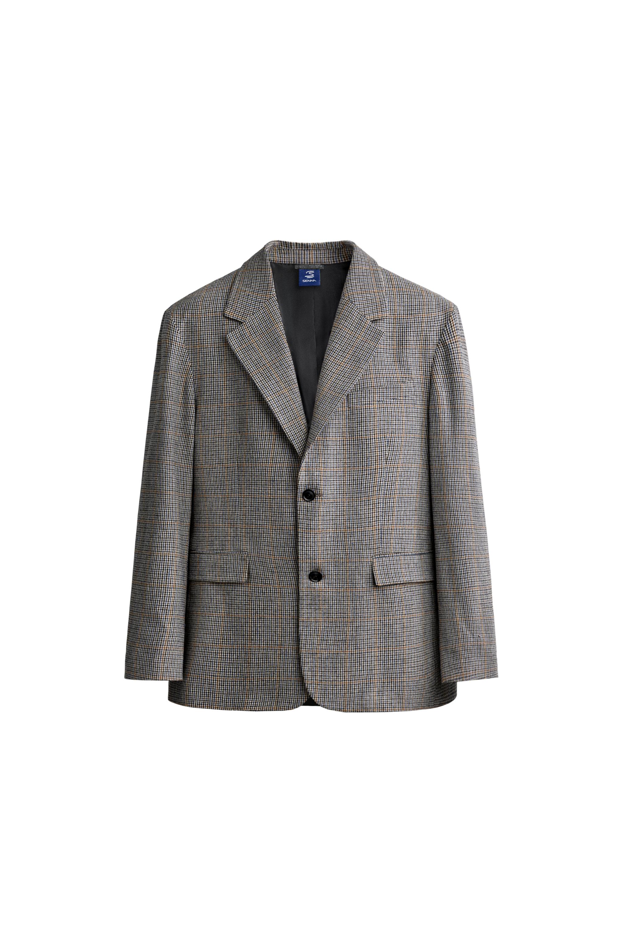BLAZER REGULAR FIT CUADROS AYRTON SENNA © SENNA BRANDS