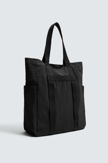 TECHNICAL TOTE BAG - Black by Zara - Image 3
