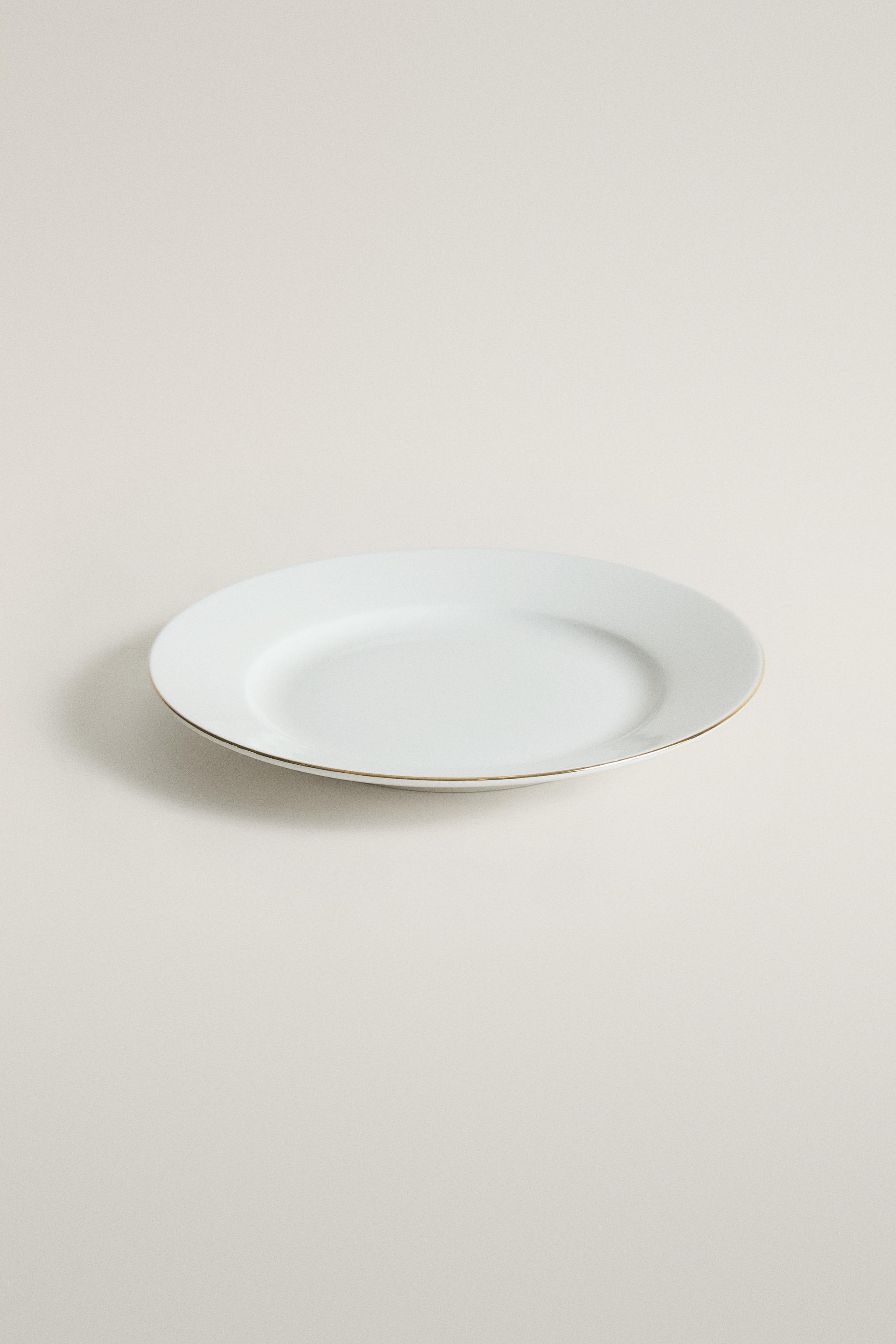 ASSIETTE À PAIN PORCELAINE BONE CHINA BORD