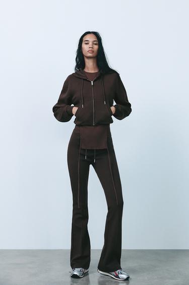 INTERLOK KUMAŞ CROP SWEATSHIRT