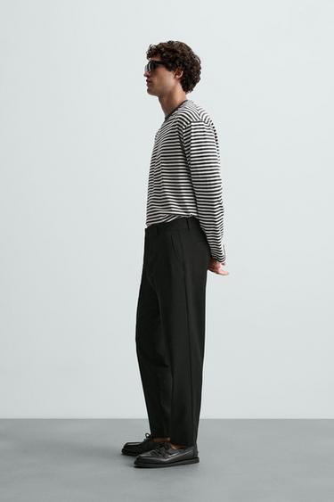PANTALÓN ESTRUCTURA CONFORT - Negro de Zara