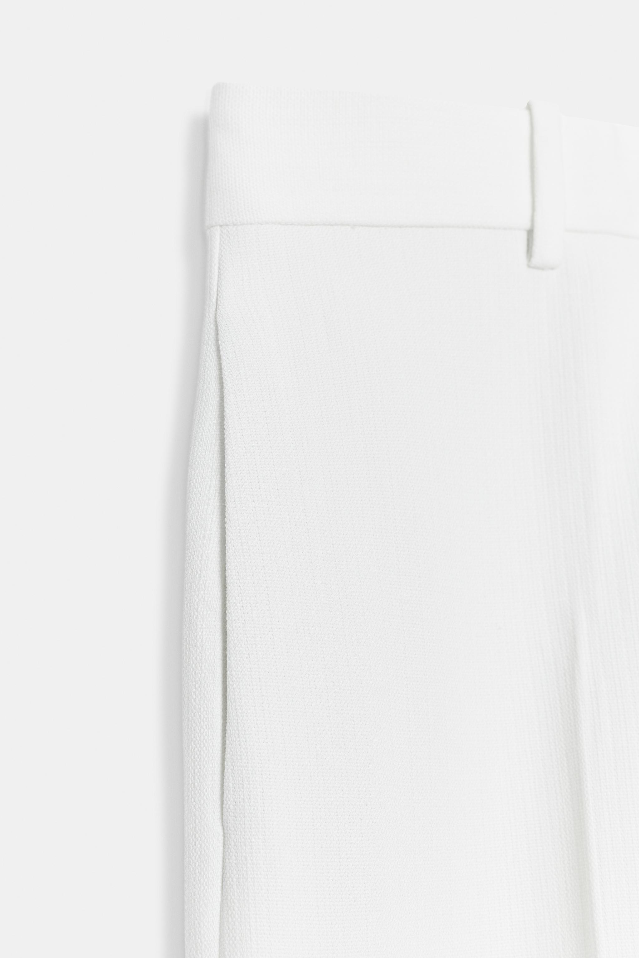 Женские брюки Zara ZW COLLECTION STRAIGHT-LEG PANTS — фото 6