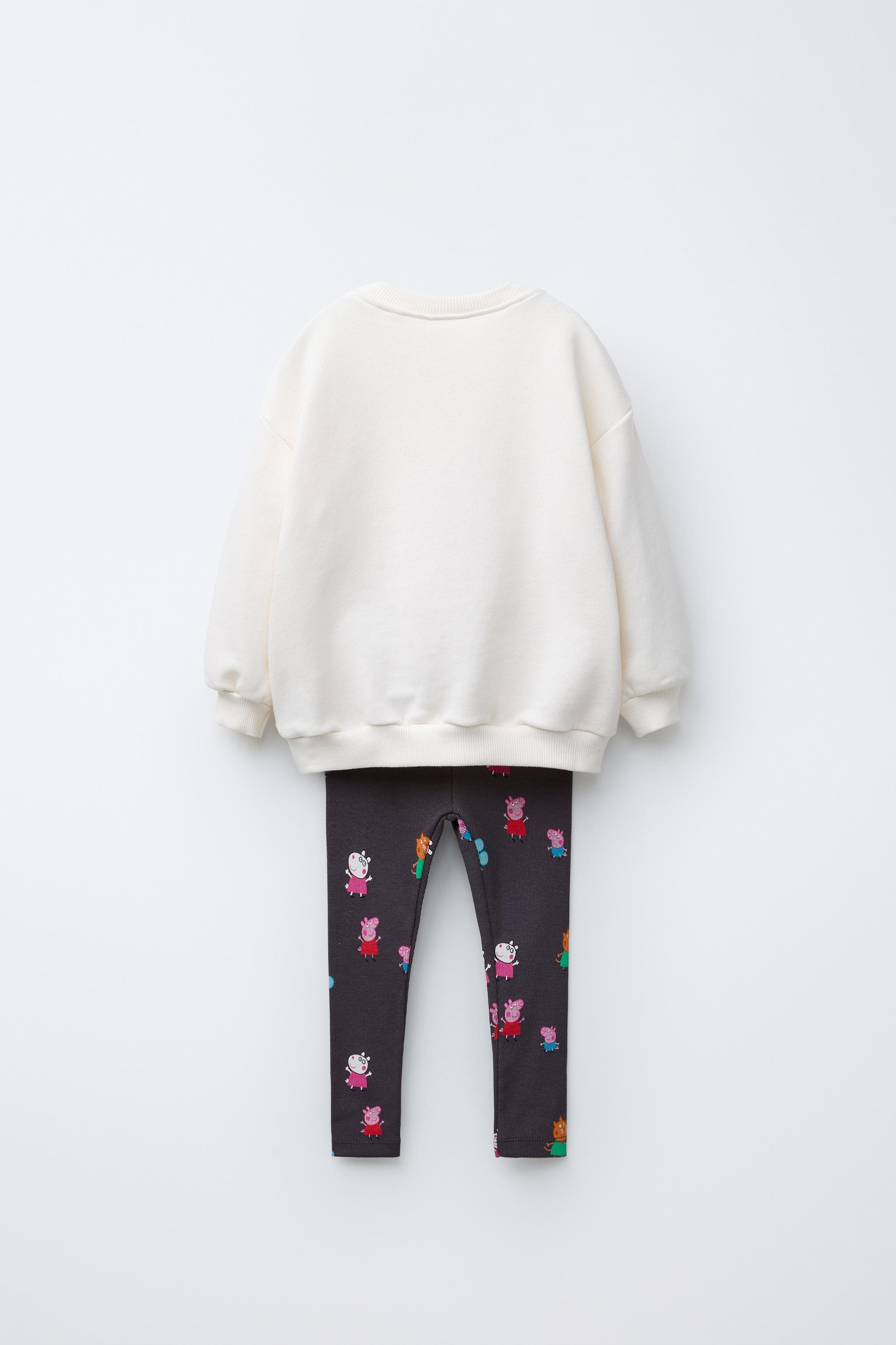 ENSEMBLE SWEAT ET LEGGING RIB IMPRIMÉ PEPPA PIG™