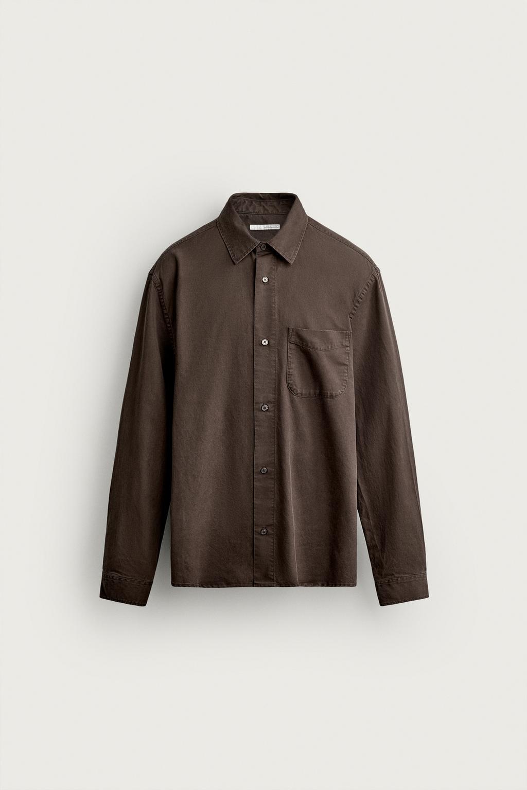 LYOCELL/COTTON REGULAR FIT SHIRT