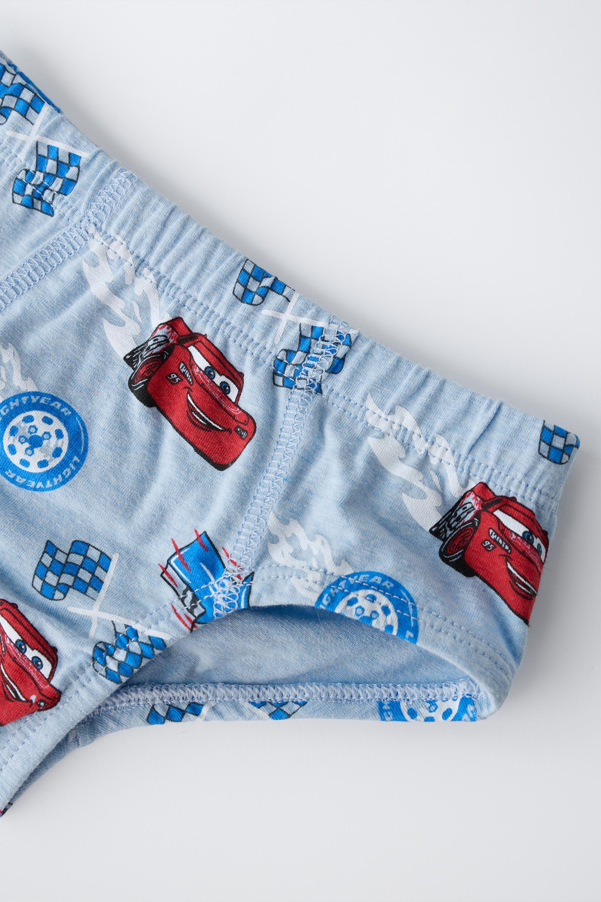 1 1/2-6 ANS/ LOT DE TROIS SLIPS CARS FLASH MCQUEEN © DISNEY