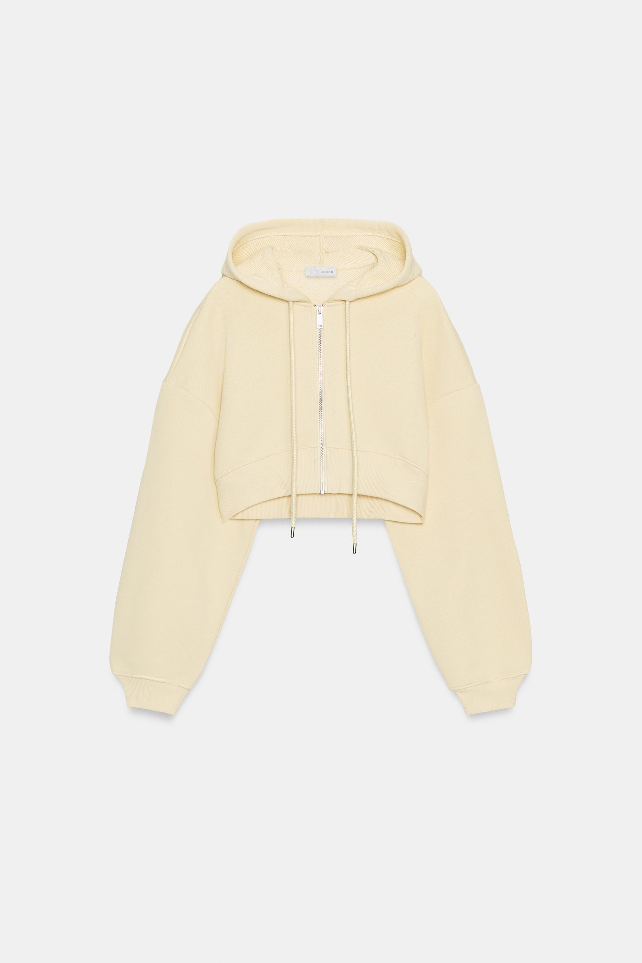 CROPPED HOODIE SWEATSHIRT