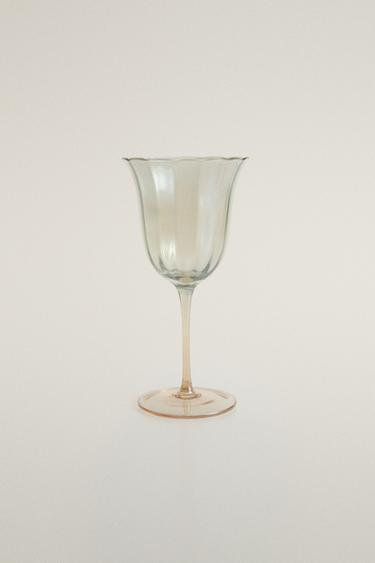 Zara FLARED WINE GLASS - 藍色 - 圖片 0