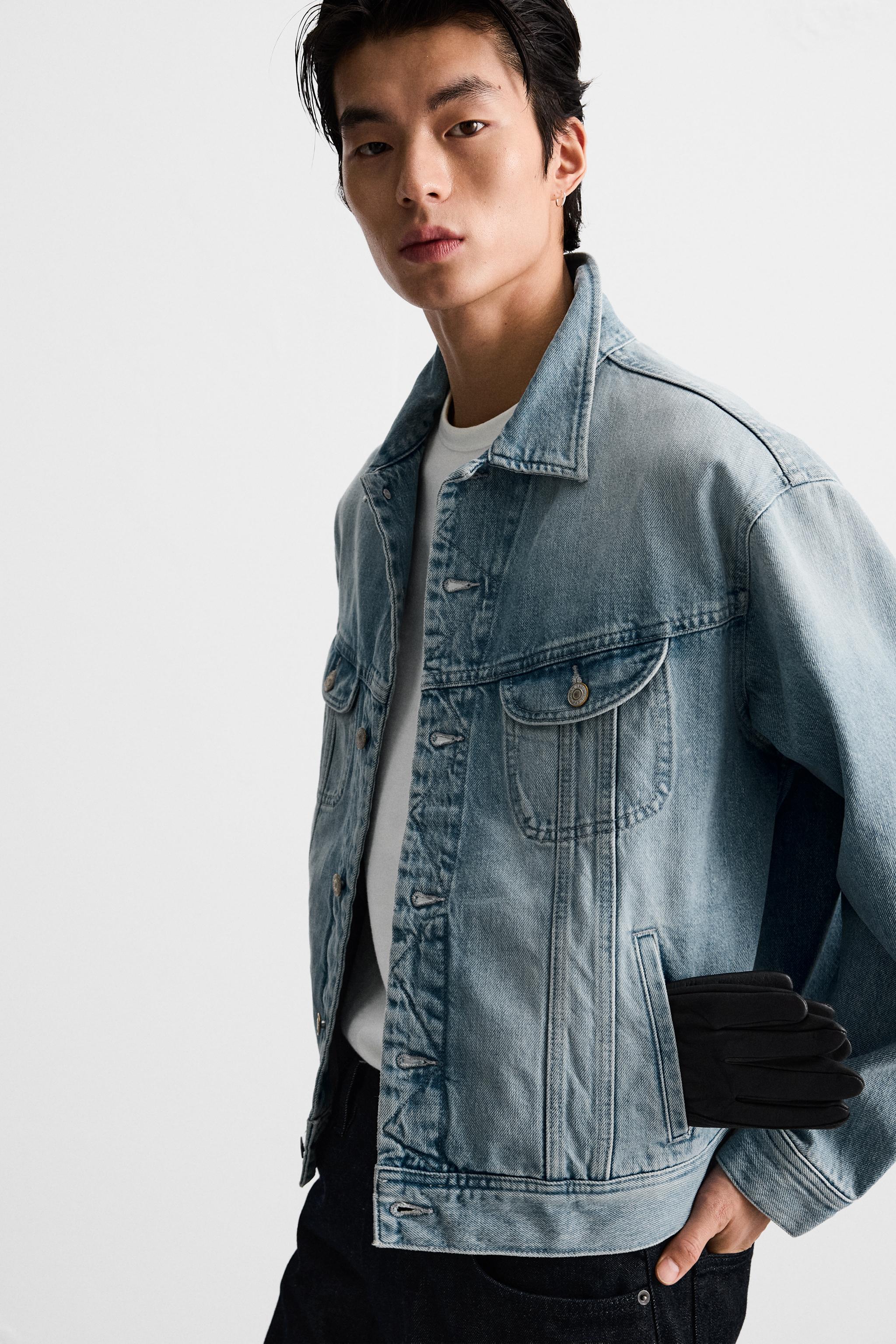 オーバーサイズ デニム ジャケット - ブラック | ZARA Japan / 日本