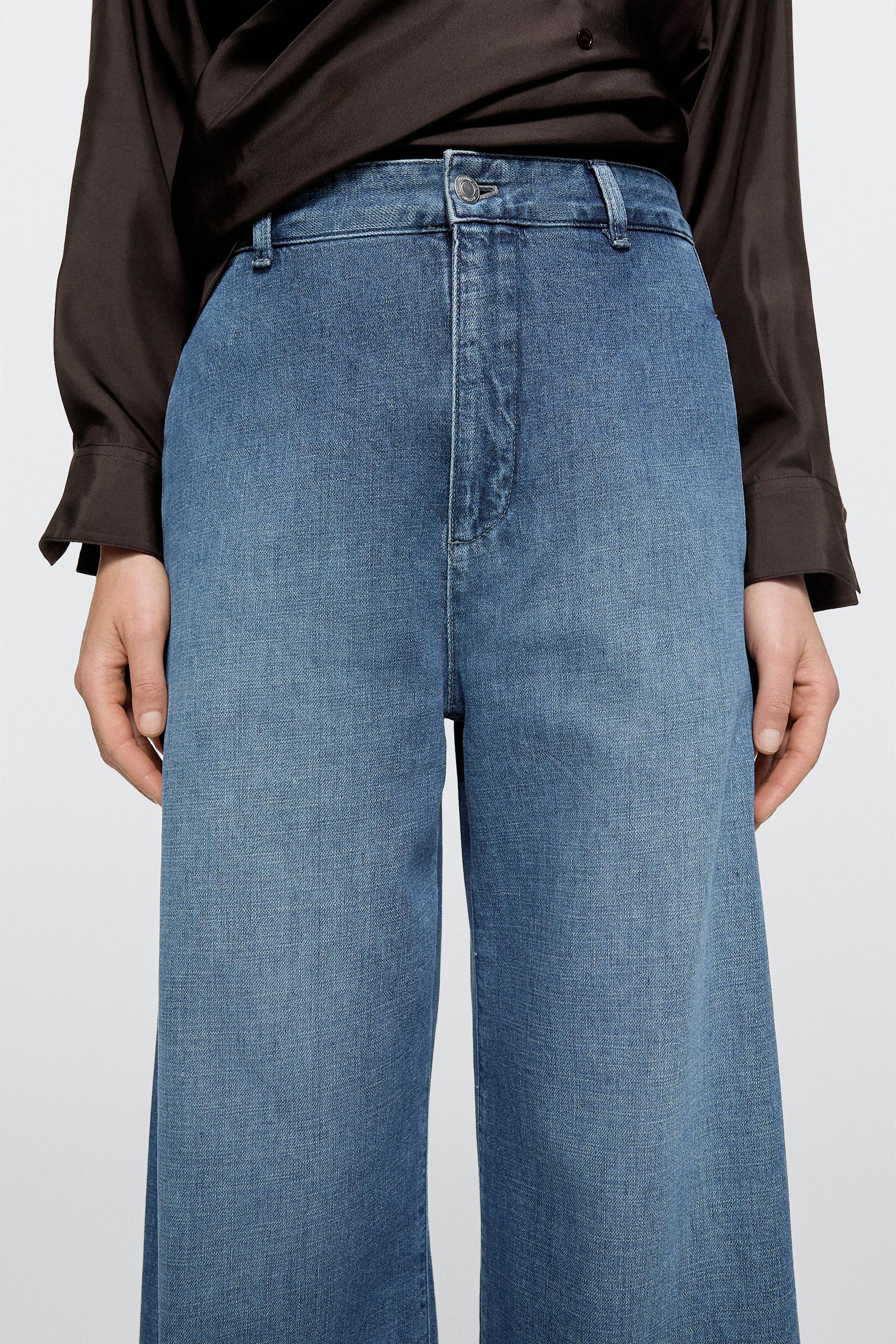 Loose-fit wide-leg jeans