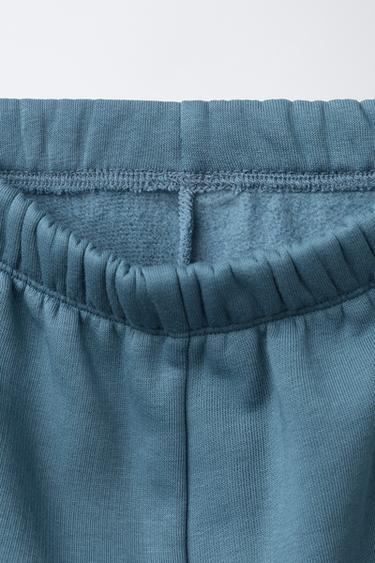 ENSEMBLE DE JOGGING AVEC SWEAT ET PANTALON JOGGER BASIQUE ÉTIQUETTE - Bleu profond de Zara - Image 3