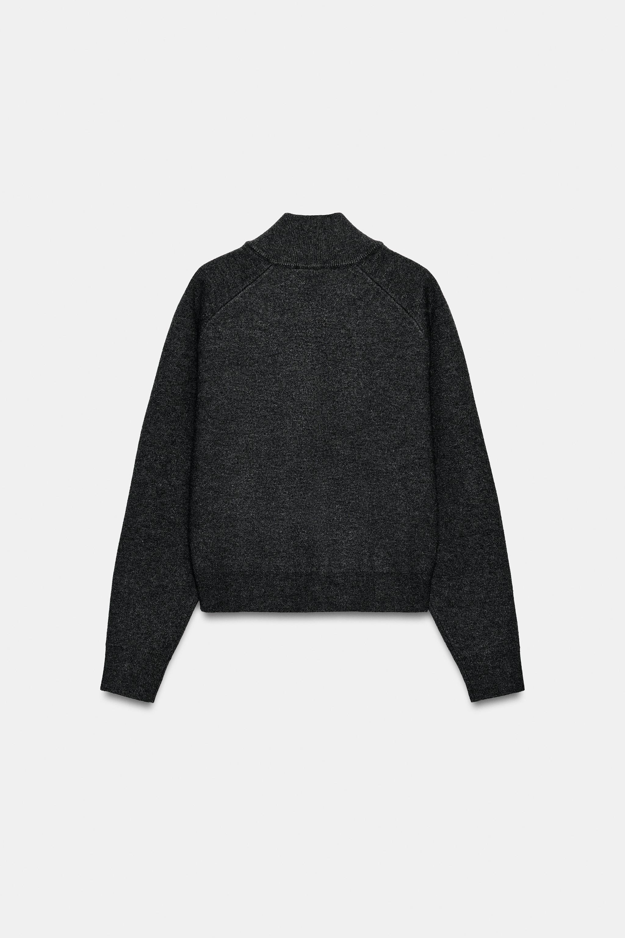 ニットボンバージャケット - カーボングレー | ZARA Japan / 日本
