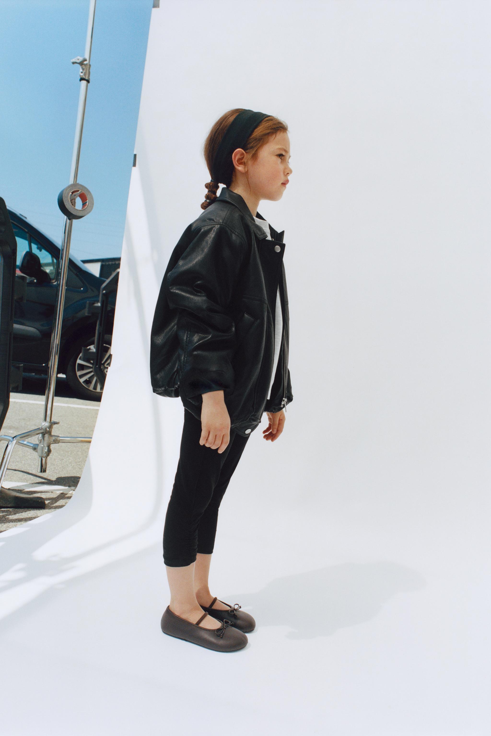 FAUX LEATHER BOMBER JACKET