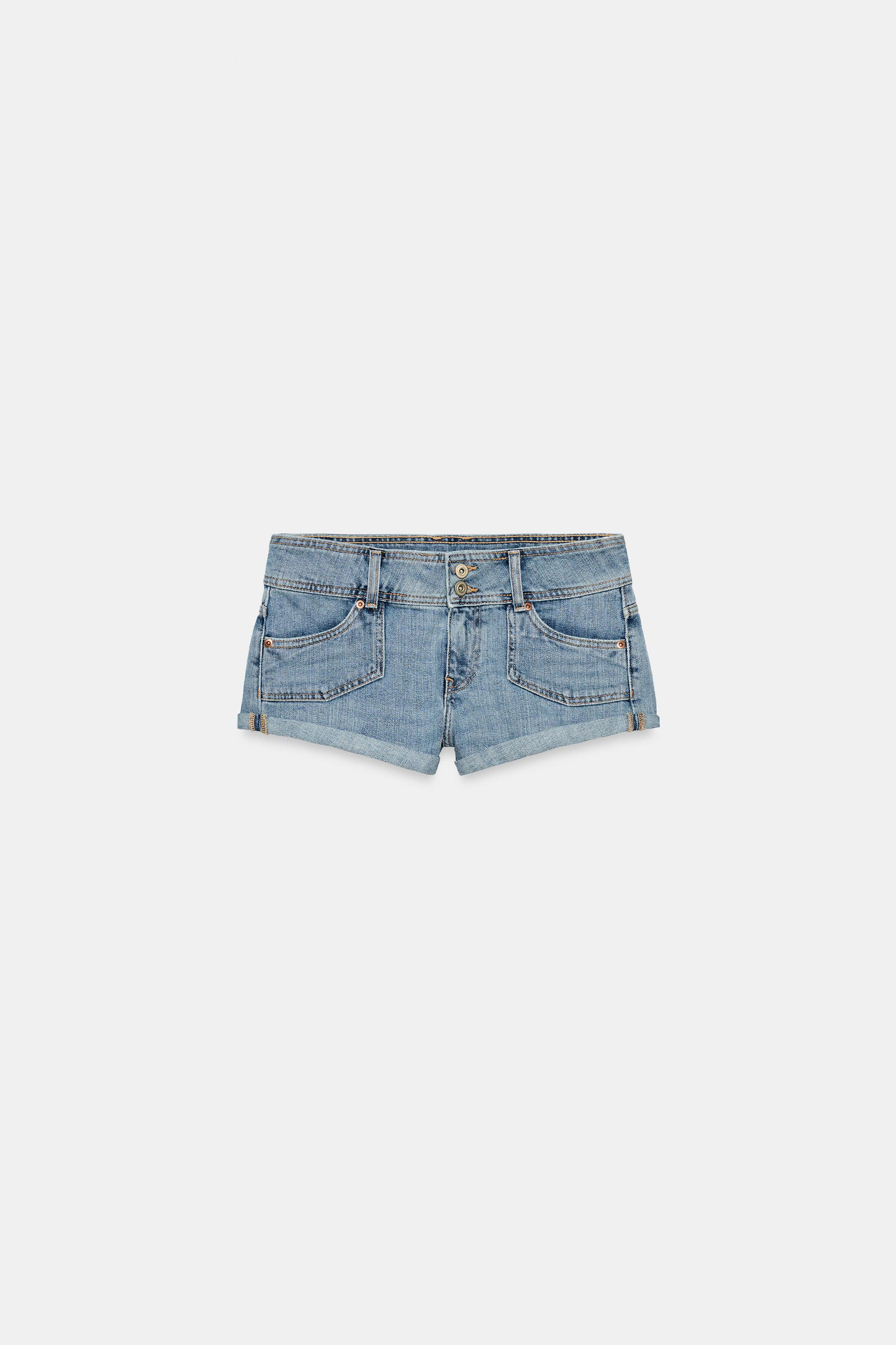 TRF MINI DENIM POCKET SHORTS
