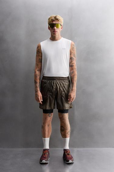 Zara TECHNICAL TANK TOP - White - Image 0