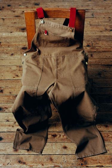 WORK JUMPSUIT - Khaki by Zara