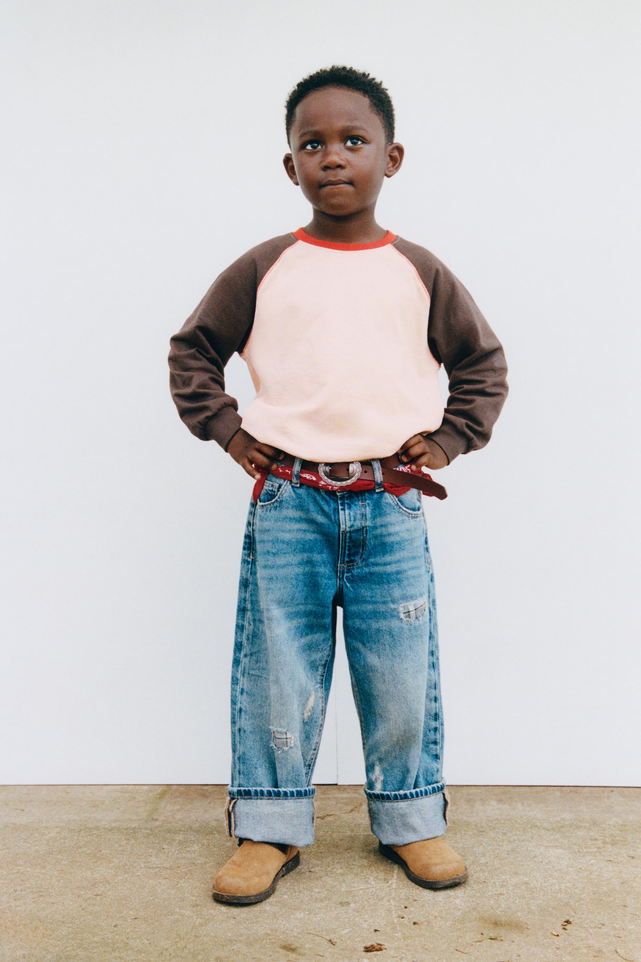JEANS WIDE LEG DÉCHIRÉS