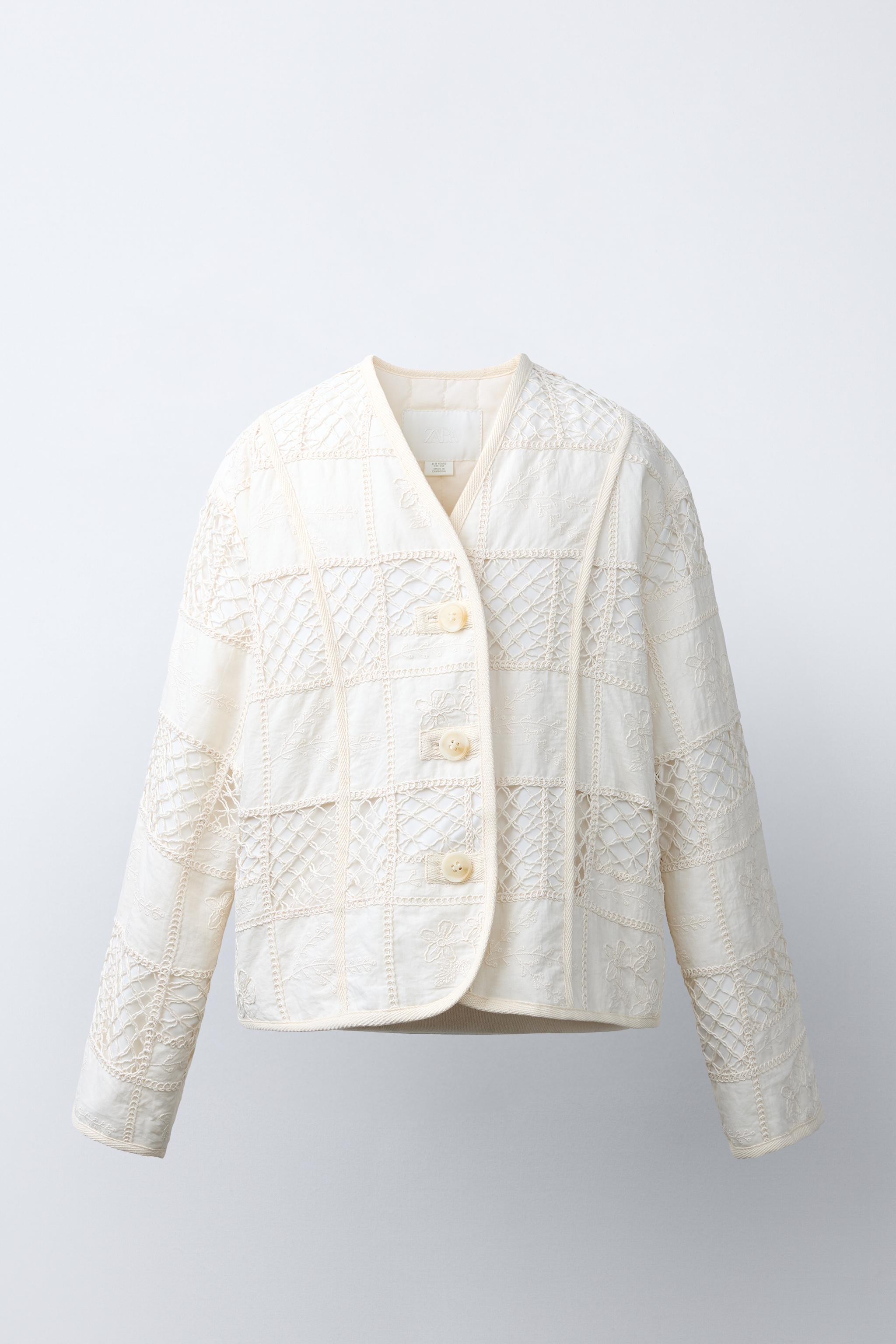 ZARA ブルゾン　M ワックスフィニッシュコンビカラーブルゾン - ダークボルドー | ZARA