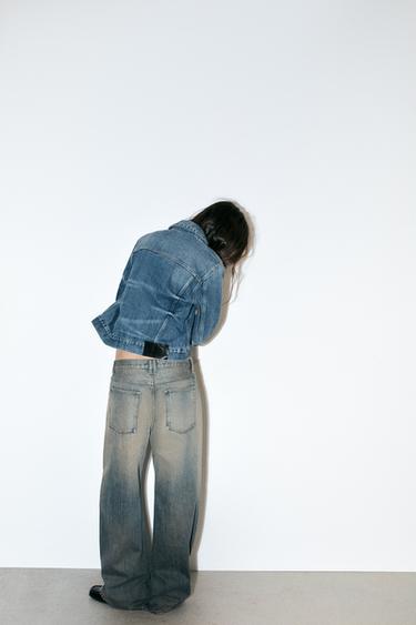 TRF LOW-RISE BAGGY JEANS - Blue by Zara - Image 5
